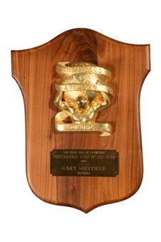 1992 Gary Sheffield Award from San Diego
